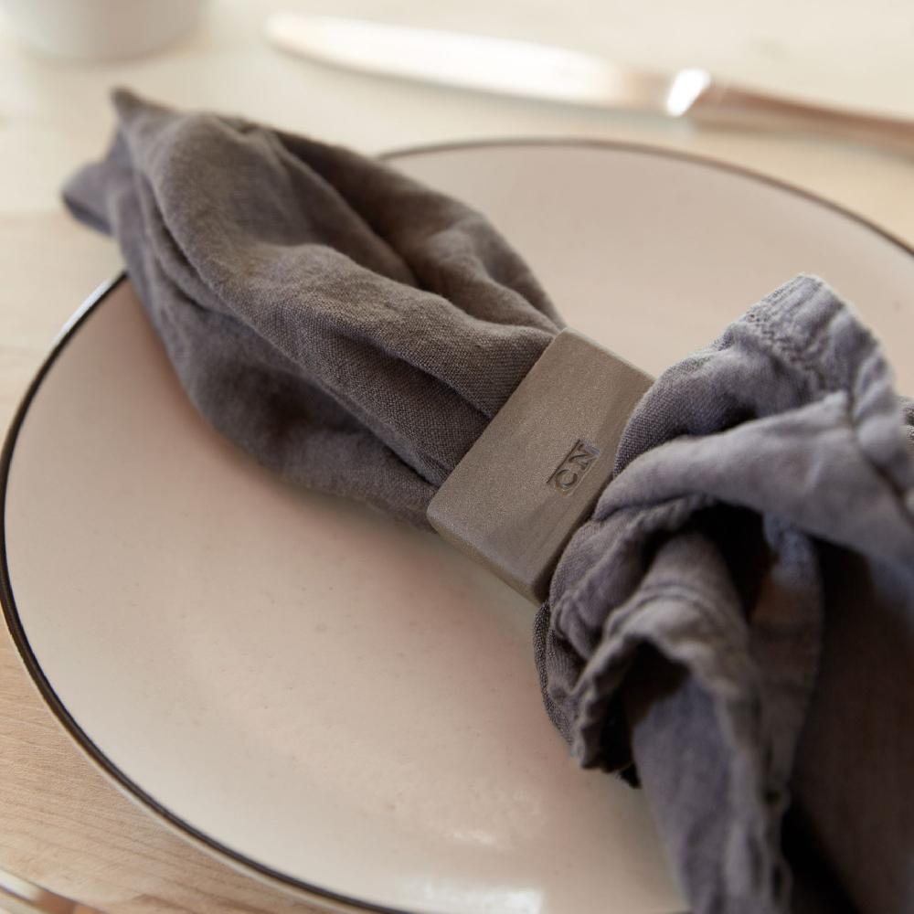 Costa Nova Set 4 Rectangular Ecogres Napkin Rings Napkin Ring - Eco Grés