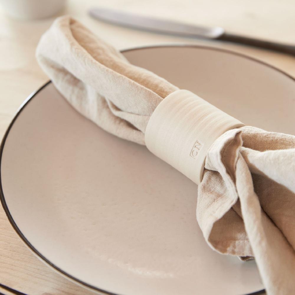 Costa Nova Set 4 Round Ceramic Napkin Rings Napkin Ring