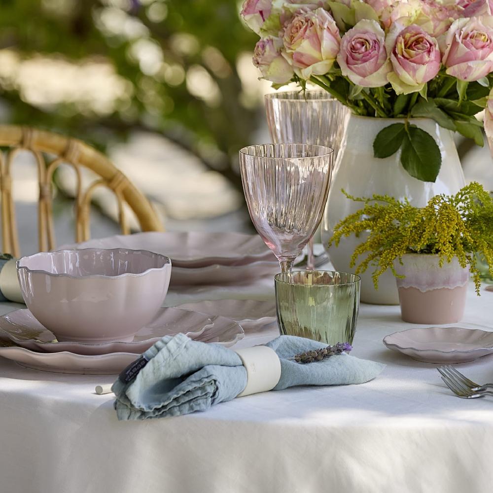 Costa Nova Set 4 Round Ceramic Napkin Rings Napkin Ring