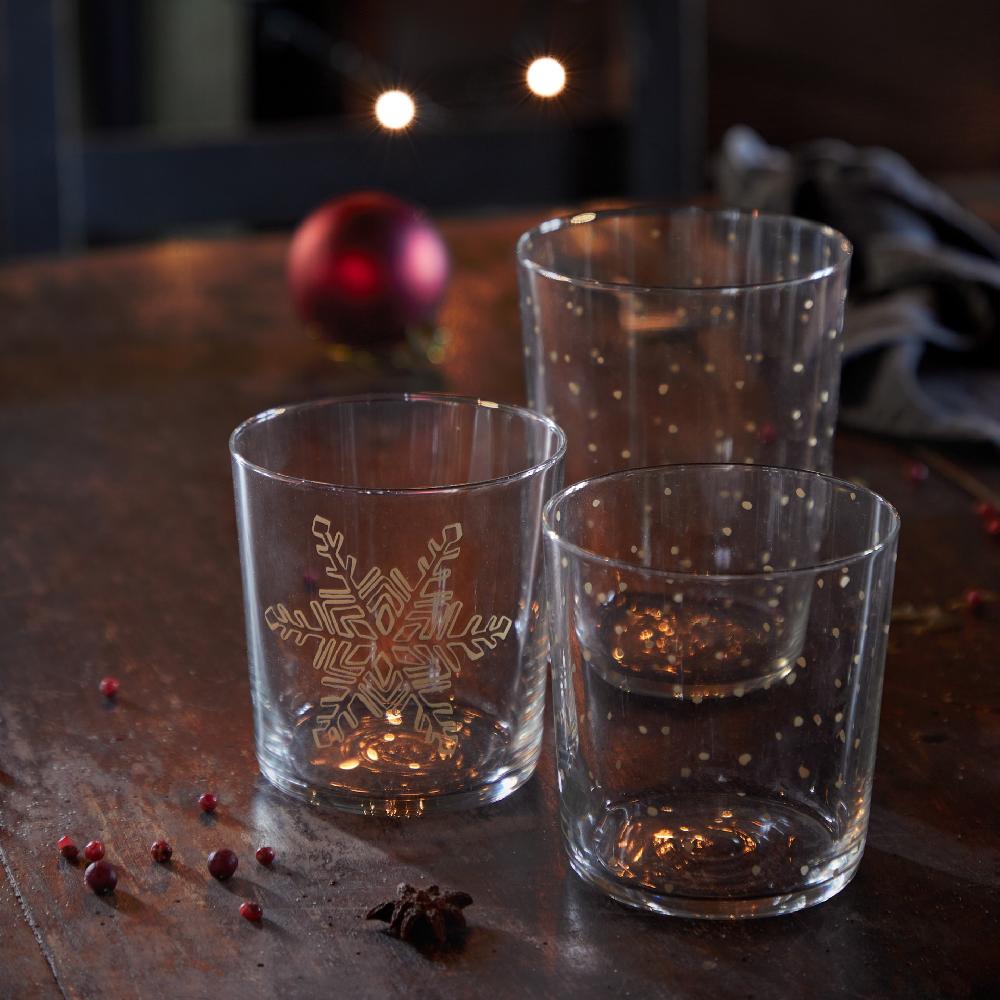 Costa Nova Set 6 Tumblers / Highballs Festive Glassware Casafina By COSTA NOVA