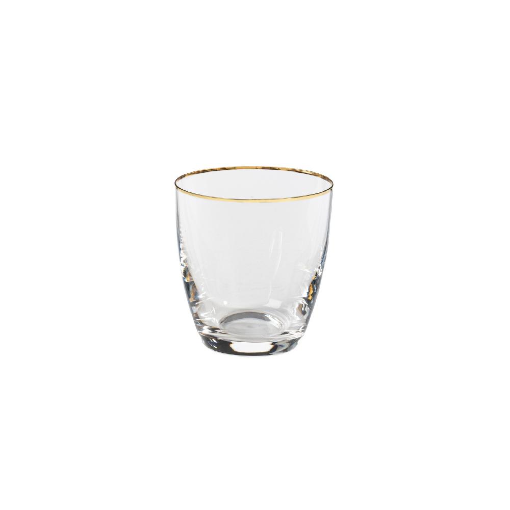 costa nova Set 6 Tumblers with Golden Rim Sensa Casafina by COSTA NOVA