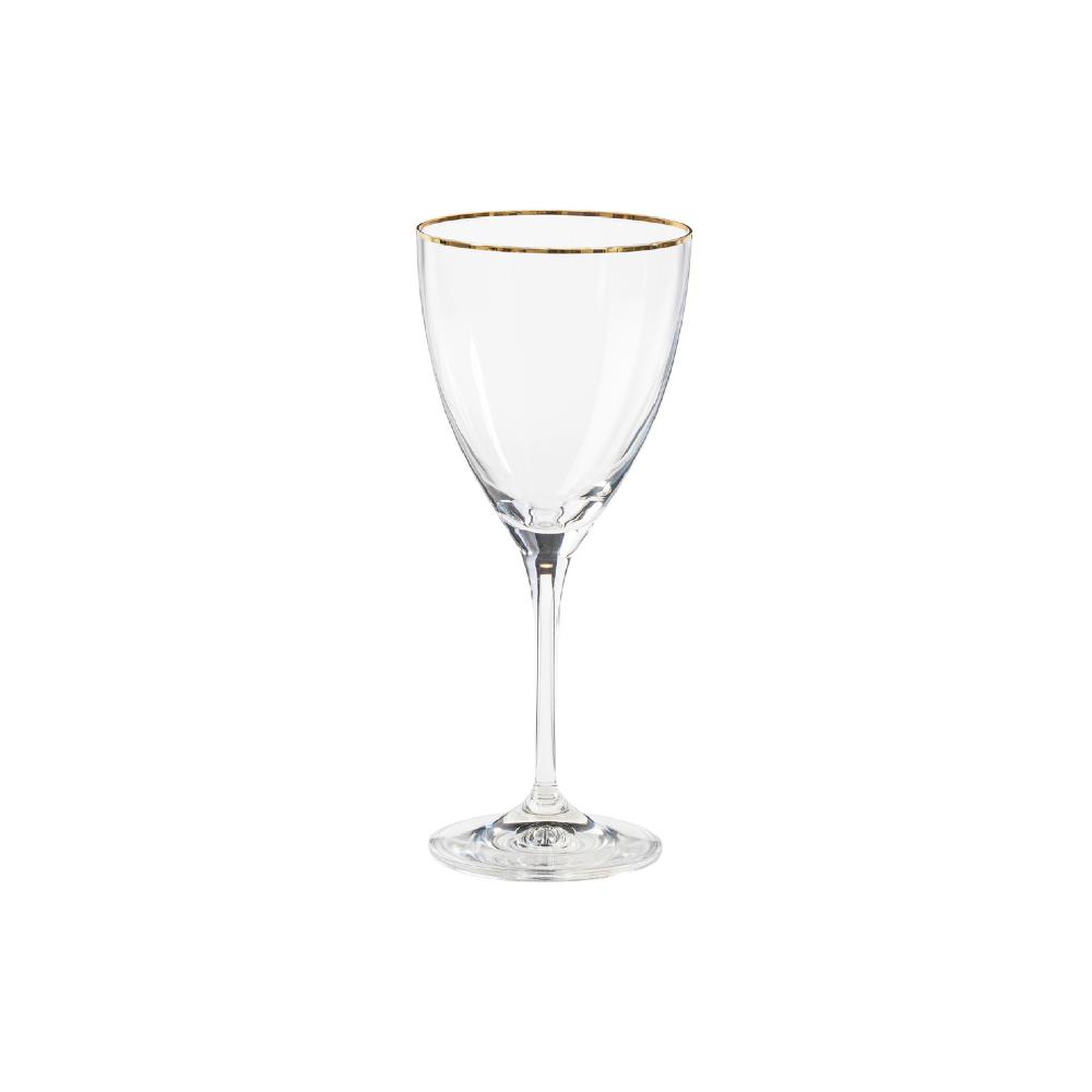 costa nova Set 6 Wine Glasses with Golden Rim Sensa Casafina by COSTA NOVA