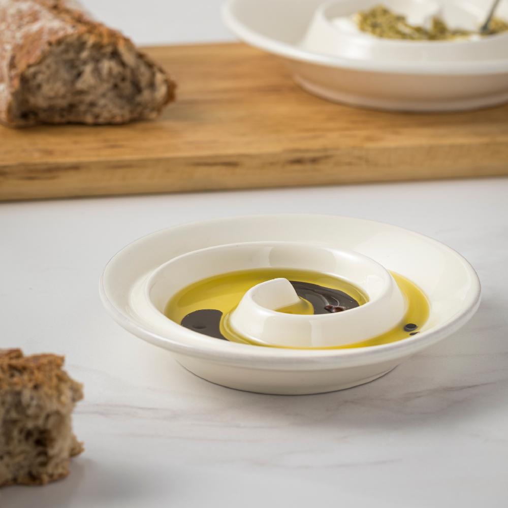 costa nova Small Spiral Appetizer Dish Cook & Host Casafina by COSTA NOVA