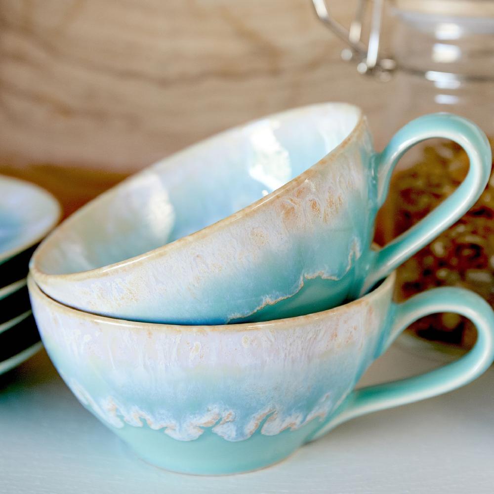 Costa Nova Tea Cup And Saucer Taormina Casafina By COSTA NOVA