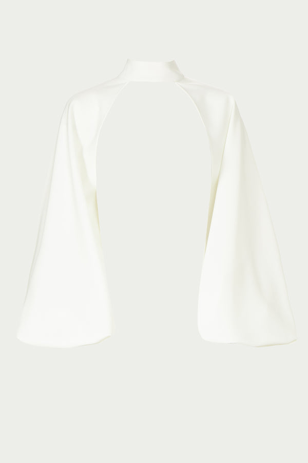 Costarellos Adair Crepe Bolero