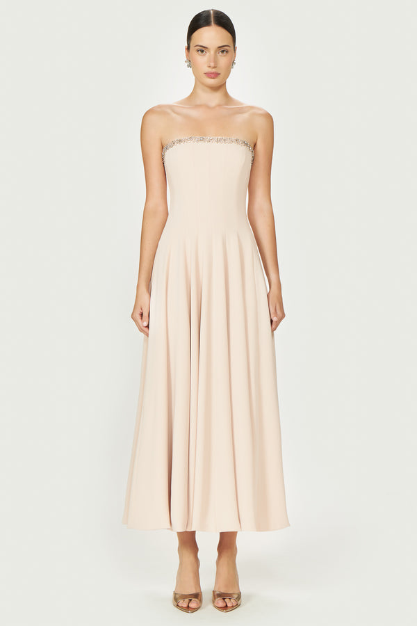 costarellos Aldina Crepe Dress