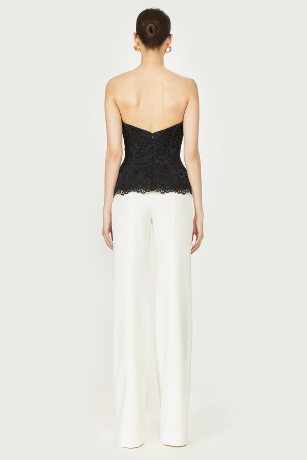 Costarellos Anka Corded Lace Bustier