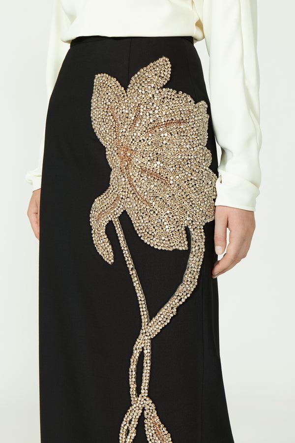 Costarellos Anny Lightweight Wool Skirt