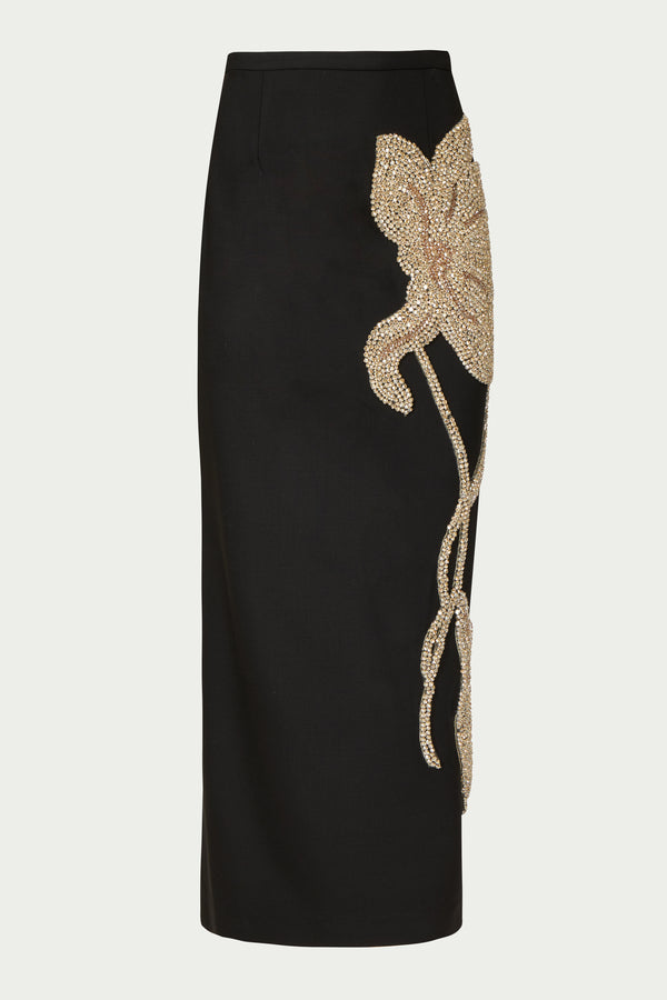 Costarellos Anny Lightweight Wool Skirt