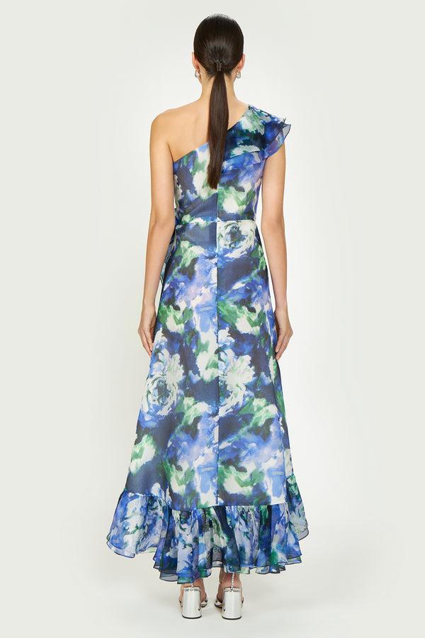 Costarellos Carmea Silk Organza Dress