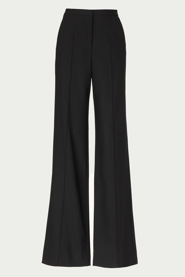 Costarellos Daline Wool Tailored Wide-Leg Trousers