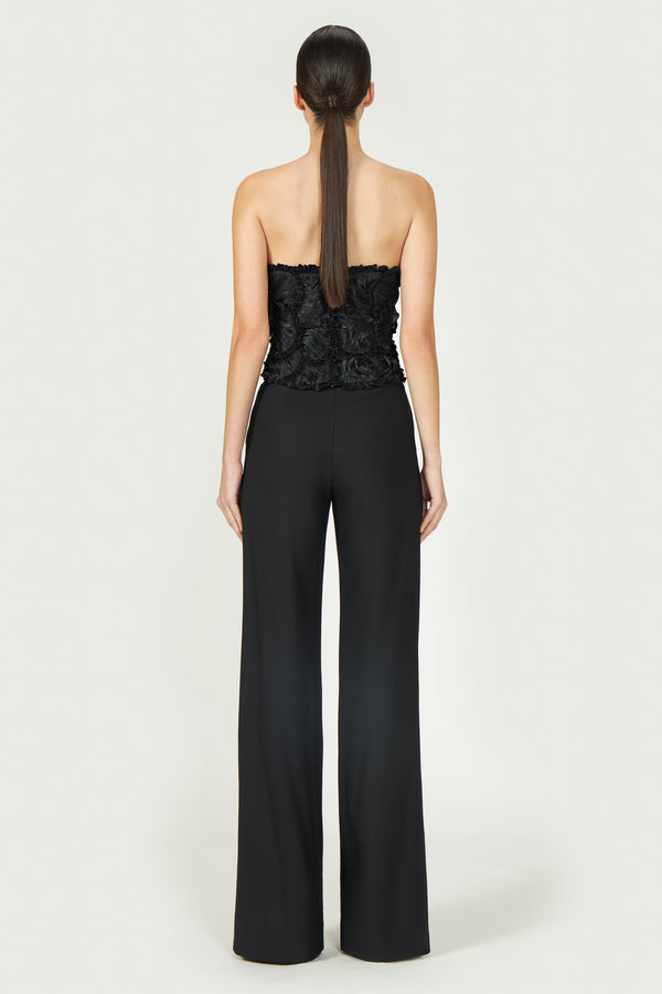 Costarellos Ezra Lurex Georgette Bustier