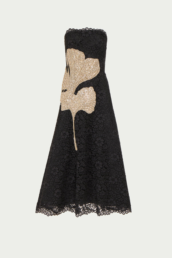 Costarellos Hallis Cotton Corded Lace Dress