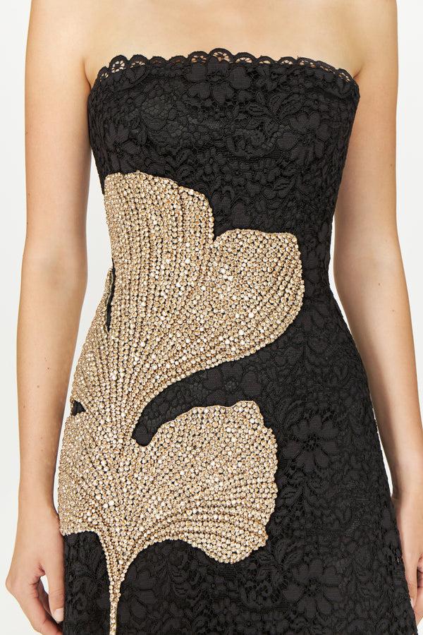 Costarellos Hallis Cotton Corded Lace Dress