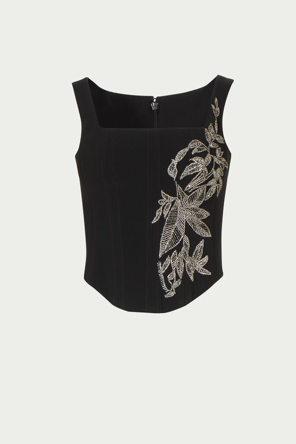 Costarellos Jaxine Crepe Bustier