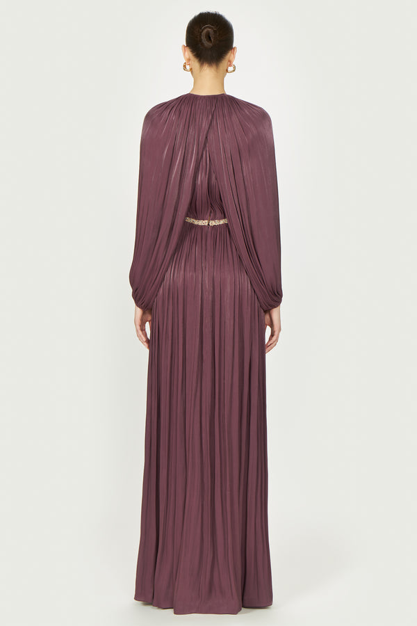 Costarellos Jazmin Lurex Georgette Dress