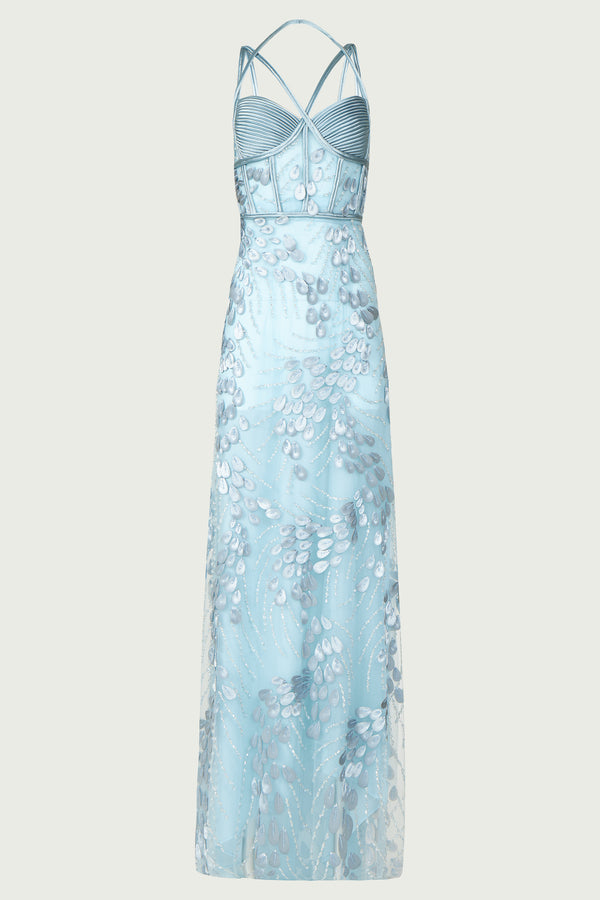 Costarellos Julep Tulle Bustier Gown