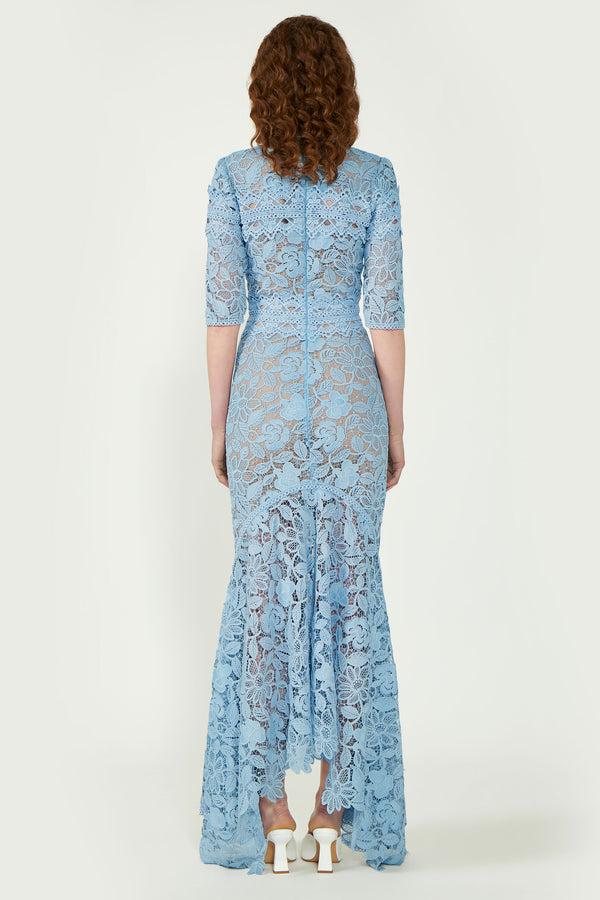 Costarellos Kalissa Guipure Lace Dress