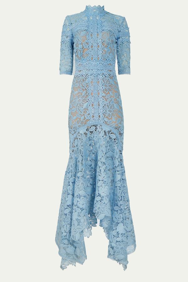 Costarellos Kalissa Guipure Lace Dress