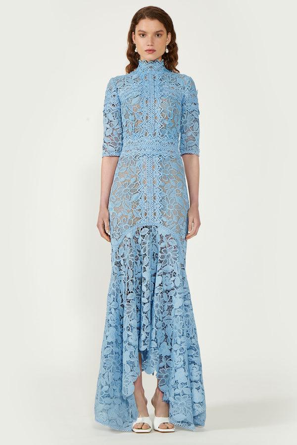 costarellos Kalissa Guipure Lace Dress