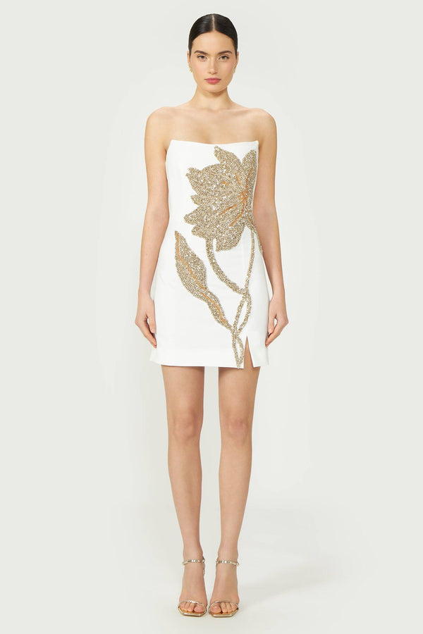 costarellos Kass Crepe Mini Dress