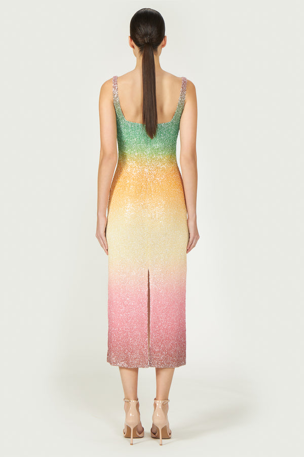 Costarellos Leela Sequin Midi Dress