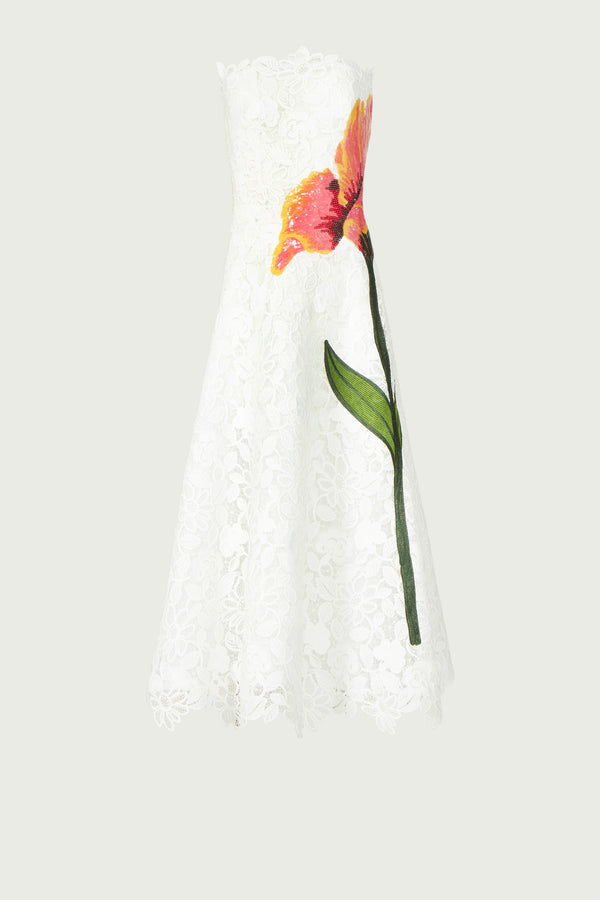 Costarellos Mariela Corded Lace Gown