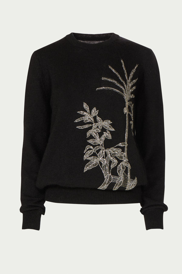 Costarellos Noemie Mohair Wool Sweater