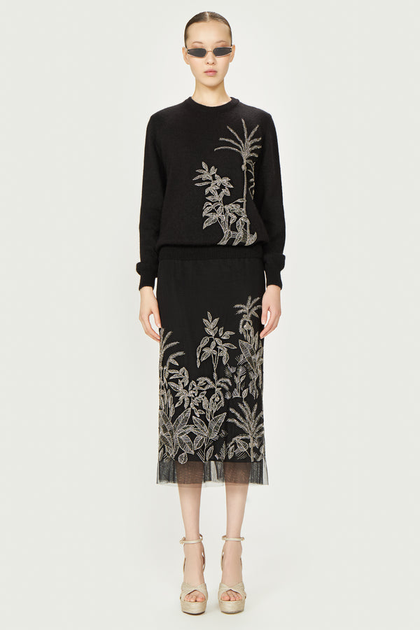 Costarellos Noemie Mohair Wool Sweater