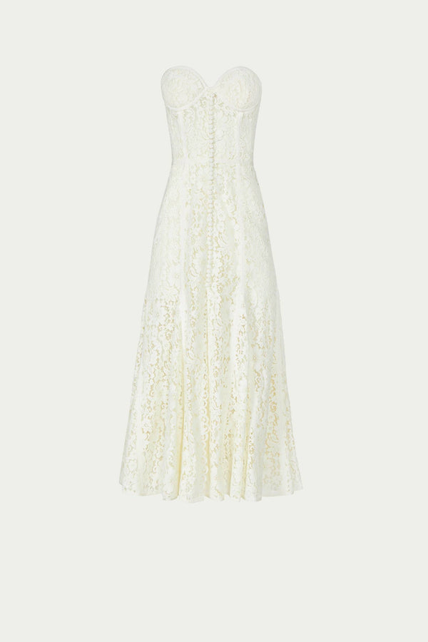 Costarellos Shara Corded Lace Dress