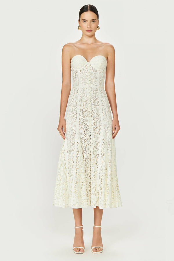 costarellos Shara Corded Lace Dress
