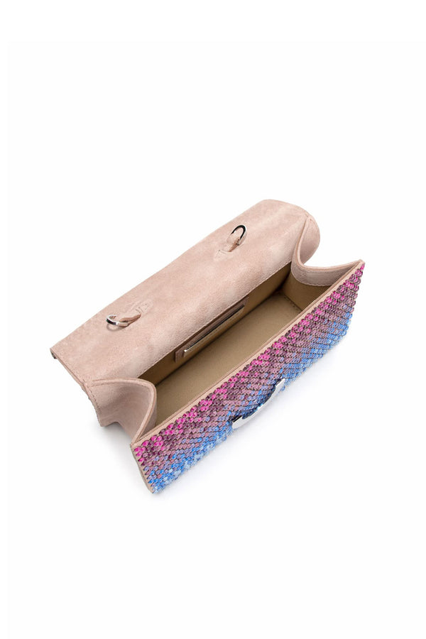 Costarellos Staz Ombre Crystal Handbag
