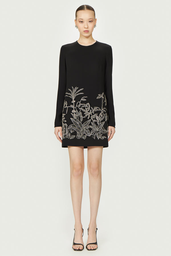 costarellos Zani Crepe Mini Dress