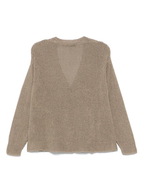 Costumein Cardigan In Lino E Cotone