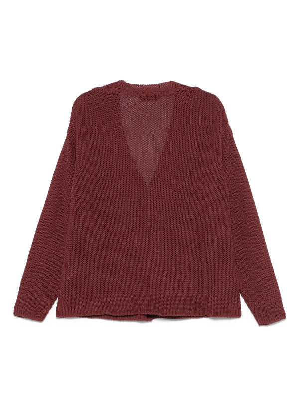 Costumein Cardigan In Lino E Cotone