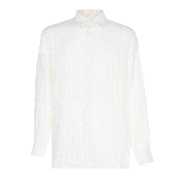 costumein Valentino Camicia in Lino e Cotone