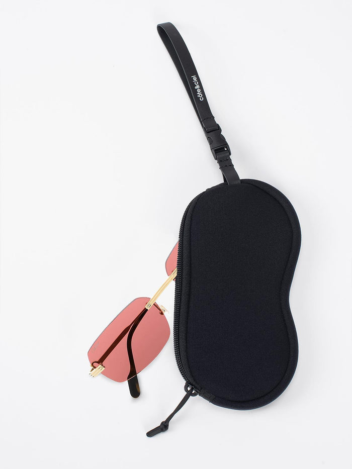 Côte & Ciel Eyewear Pouch Neoprene Black