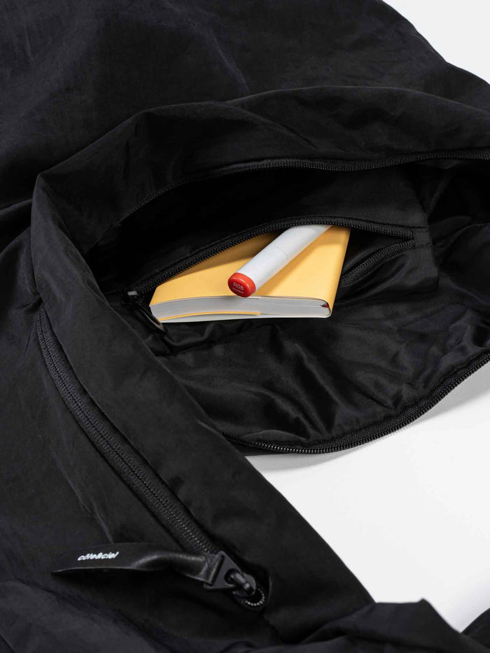 Côte & Ciel Hyco M Smooth Black Bag