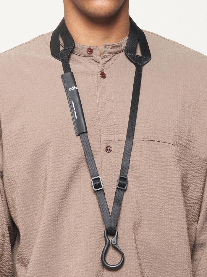 Côte & Ciel Lanyard Keychain Black