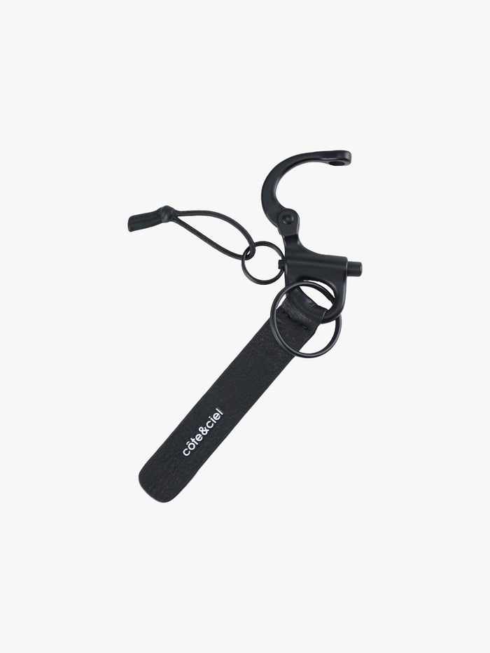 Côte & Ciel LetGo Keychain Leather Black