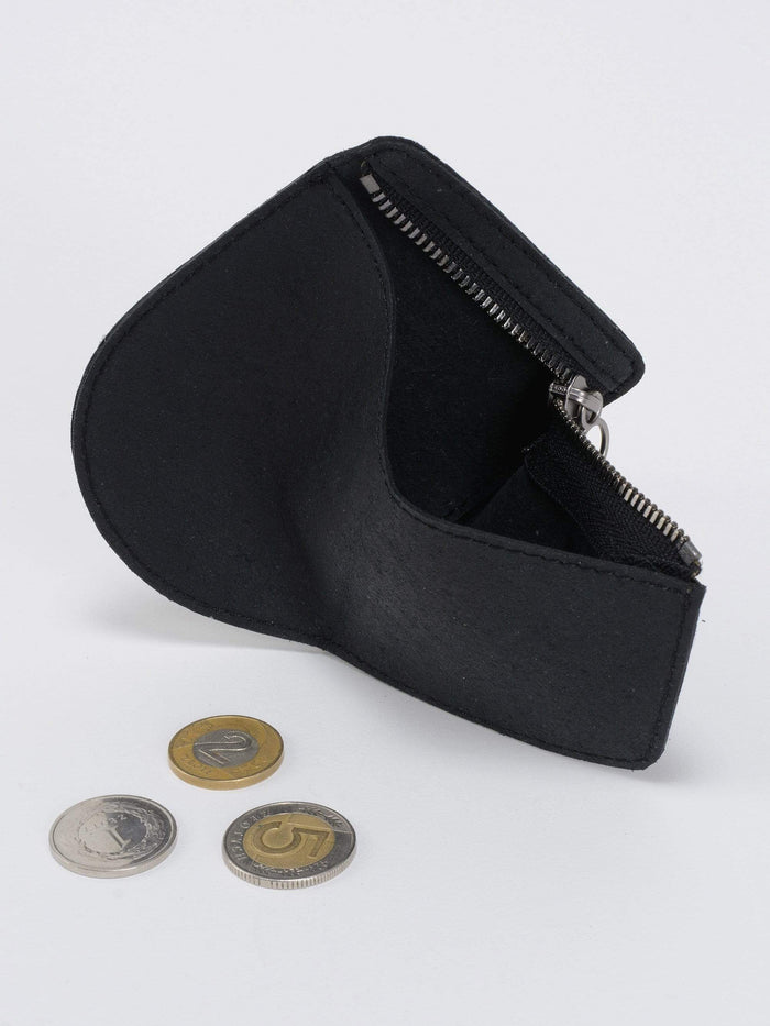 Côte & Ciel Zippered Coin Purse Recycled Leather