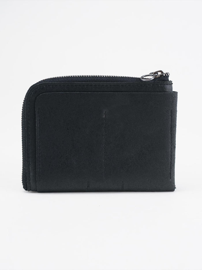 côte & ciel Zippered Wallet L Recycled Leather Black