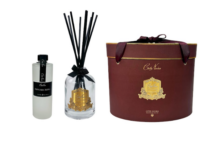 côte noire ** CLEARANCE** Cote Noire Chateau Diffuser & Gift Box - Saigon Garden with Gold Badge - VILLA42
