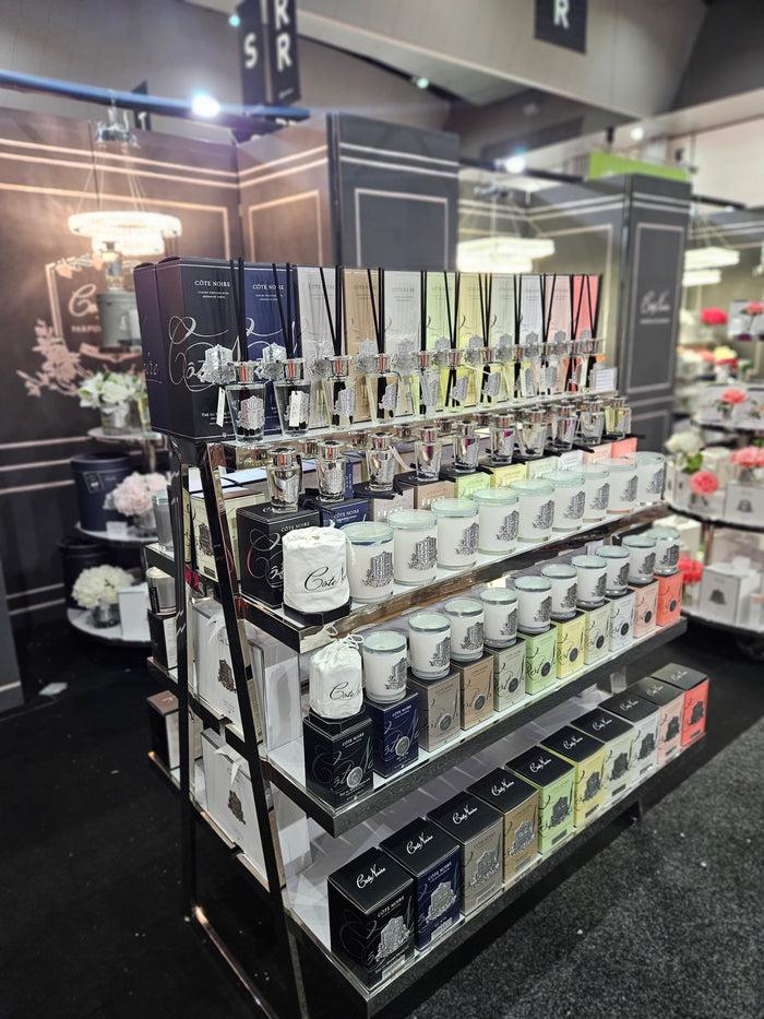 Côte Noire Cote Noire Candles - White Vessel With Silver Badge - Prosecco