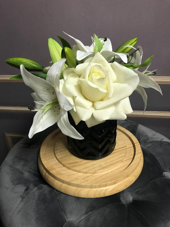 Côte Noire Cote Noire - 22cm Wooden Base