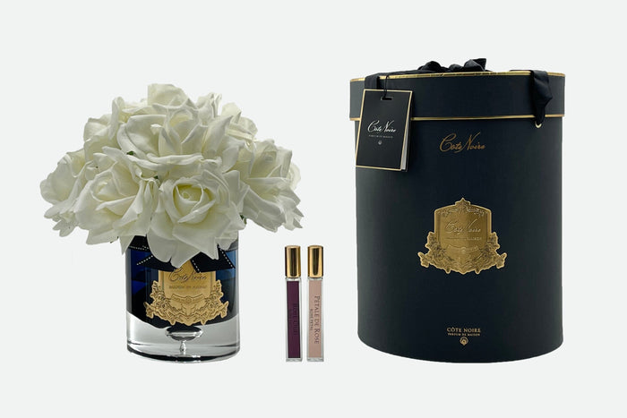 côte noire Cote Noire Luxury Grand Bouquet Dark Glass - White - Gold Badge LTWB01