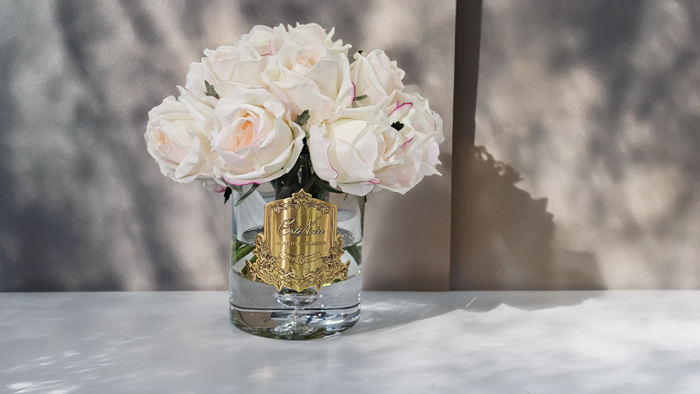 Côte Noire Cote Noire Luxury Grand Rose Bud Bouquet - Pink Blush - Gold Badge - LRB02