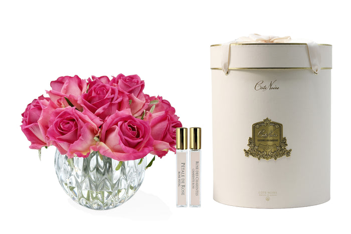 côte noire Cote Noire Luxury Round 13 Rose Bud Bouquet - Magenta - RRB07 côte noire Cote Noire Luxury Round 13 Rose Bud Bouquet - Magenta - RRB07