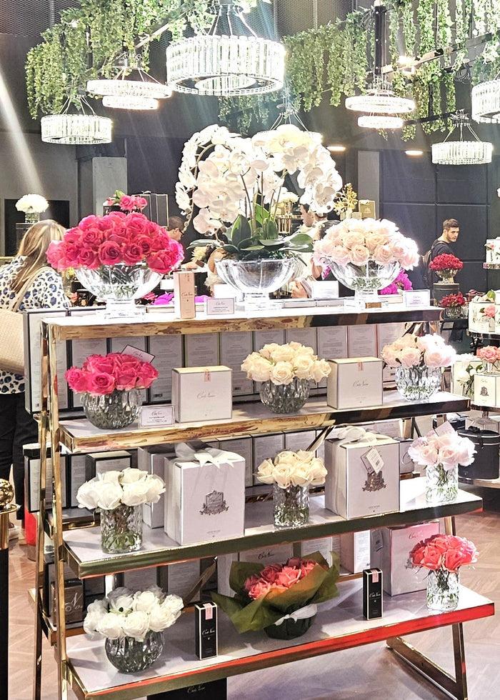 Côte Noire Cote Noire Luxury Round 13 Rose Bud Bouquet - Peach - RRB05