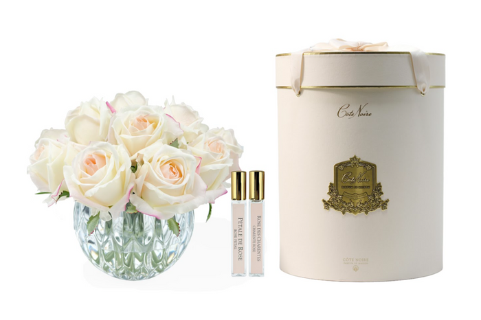 côte noire Cote Noire Luxury Round 13 Rose Bud Bouquet - Pink Blush - RRB02